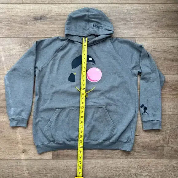 Baseballism Ken Griffey Jr Hoodie Bubble Gum Graphic Gray Medium Pullover - Picture 4 of 13